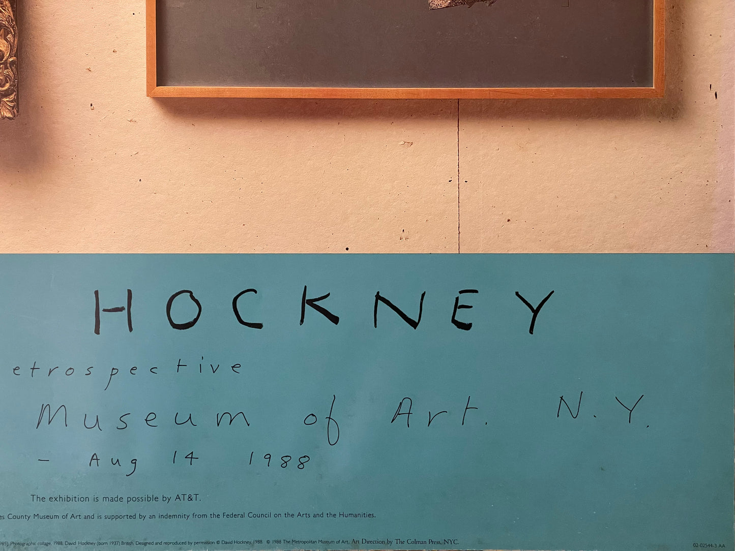 David Hockney, Metropolitan Museum of Arts , 1988