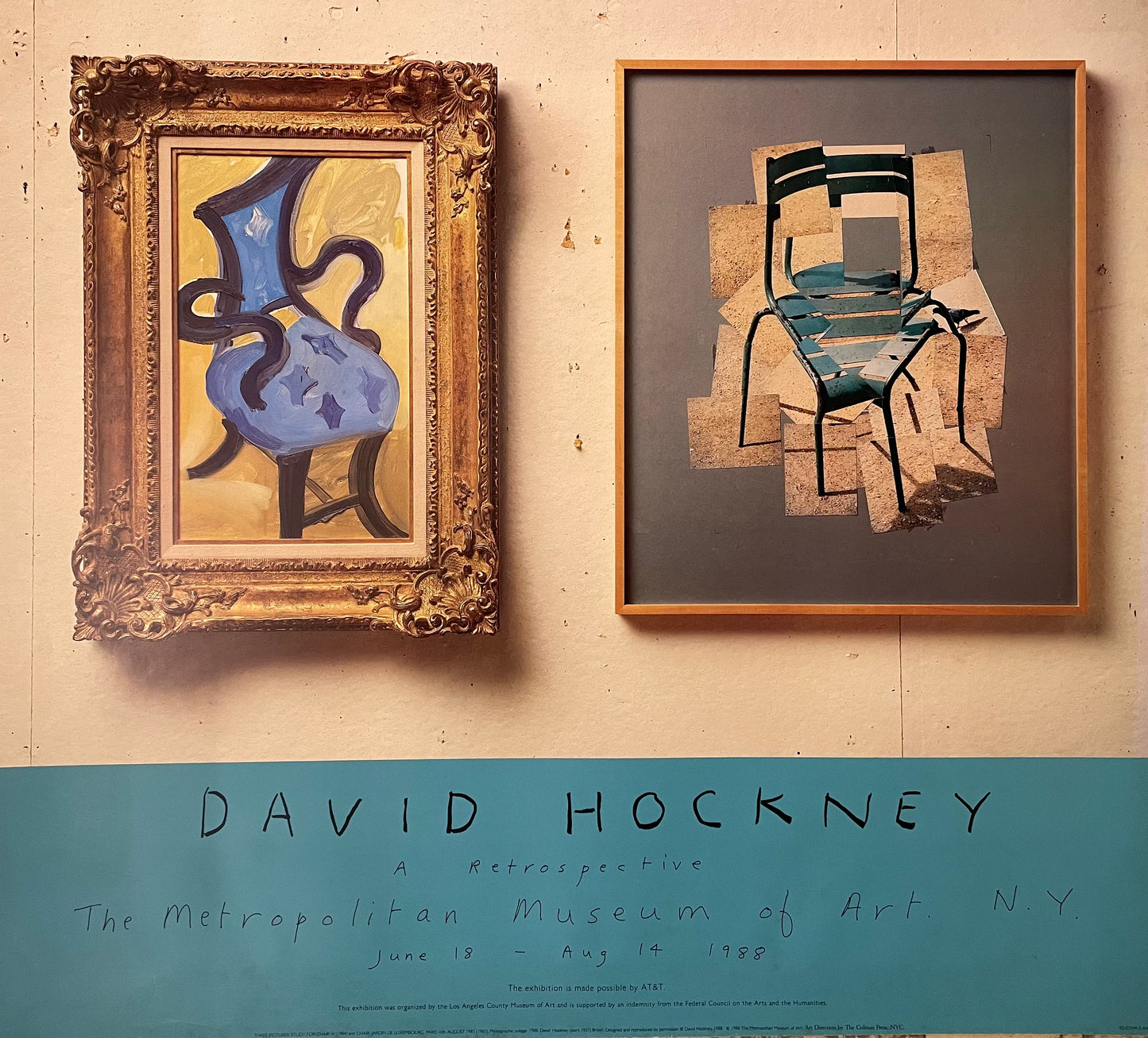 David Hockney, Metropolitan Museum of Arts , 1988