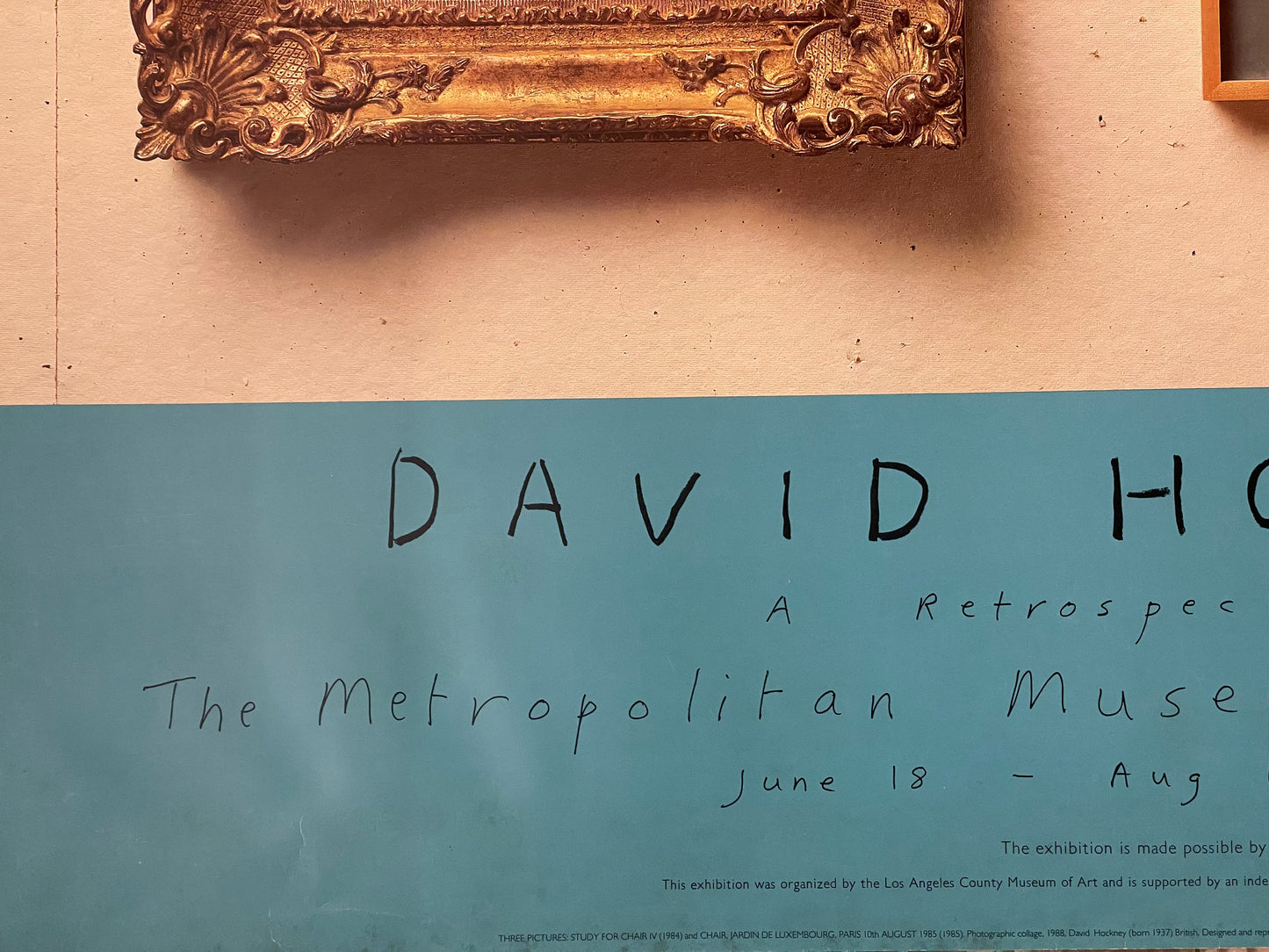 David Hockney, Metropolitan Museum of Arts , 1988