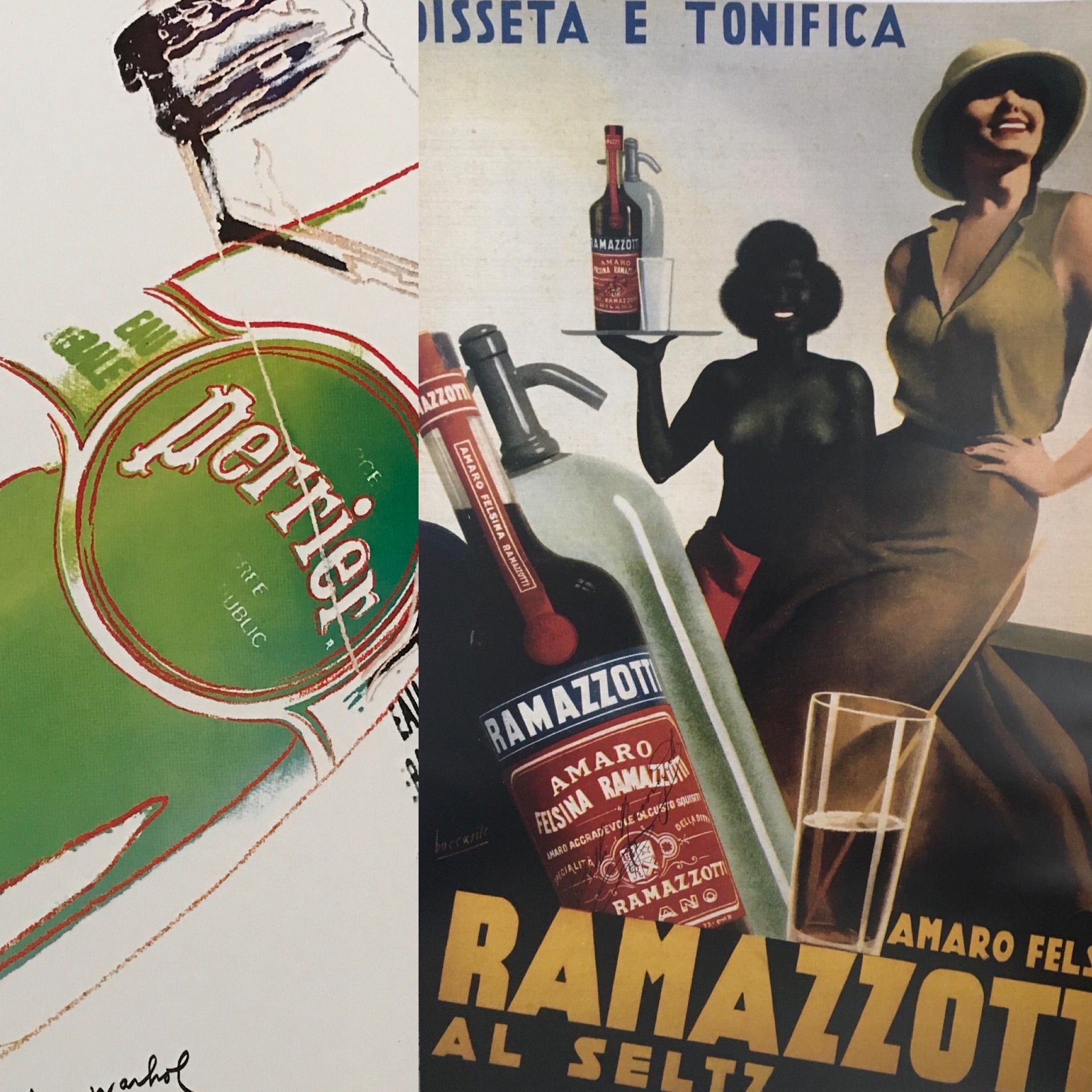 Selezione di poster a tema pubblicitario