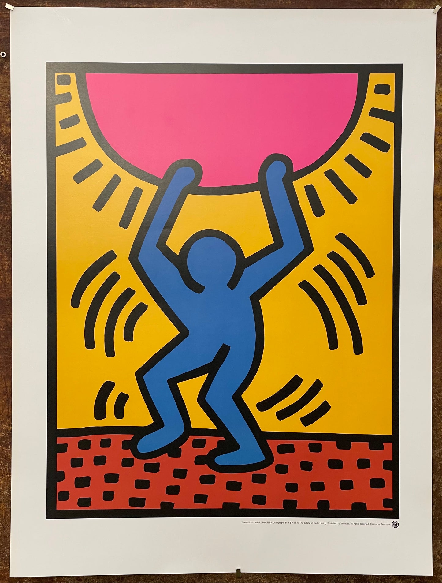 Keith Haring International Youth Year 1985