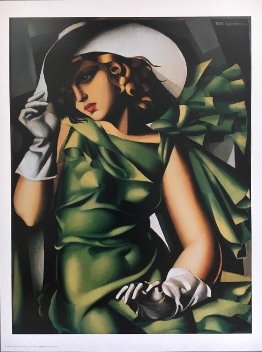 Tamara de Lempicka - Donna vestita in verde