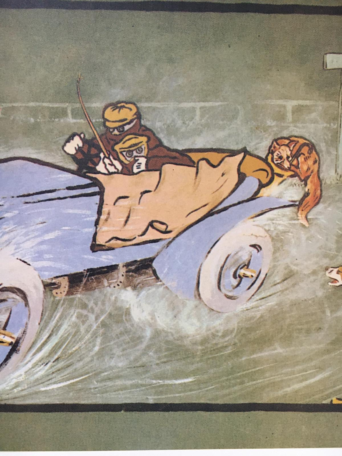 Umberto Boccioni L’automobile e la caccia alla volpe 1904