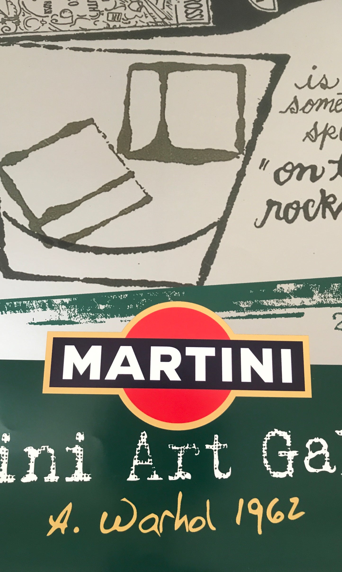 Andy Warhol Martini versione verde