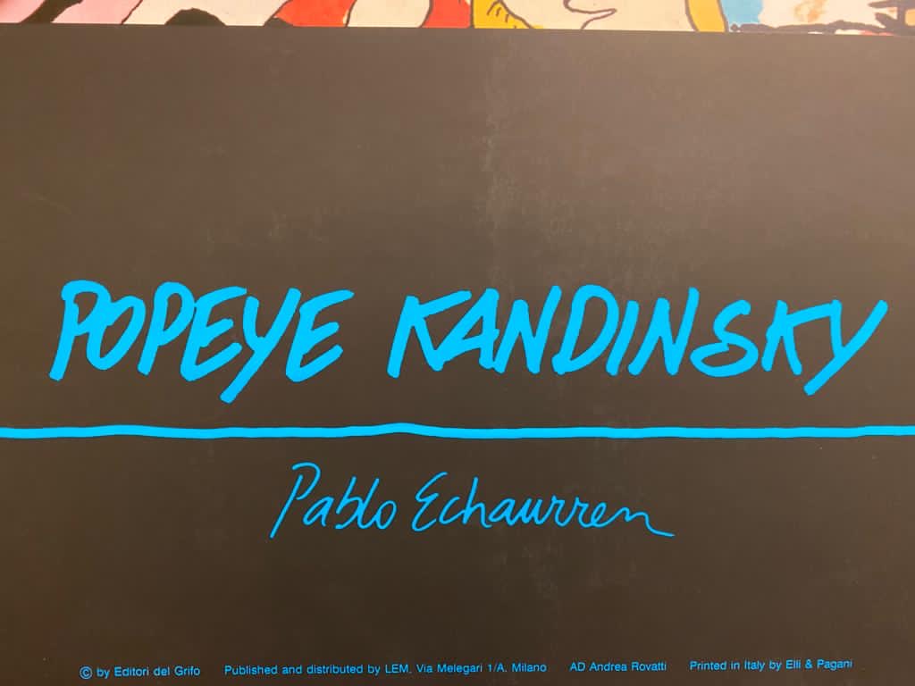 Pablo Echaurren - Popeye Kandinsky