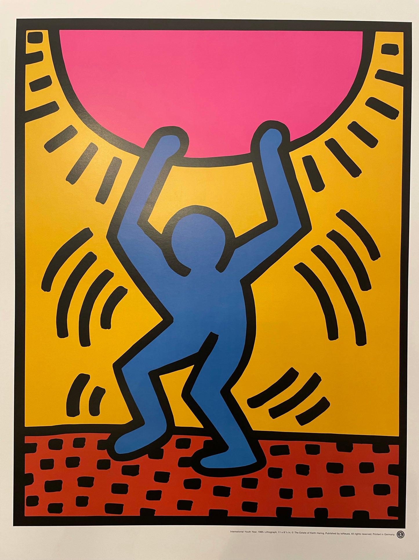 Keith Haring International Youth Year 1985