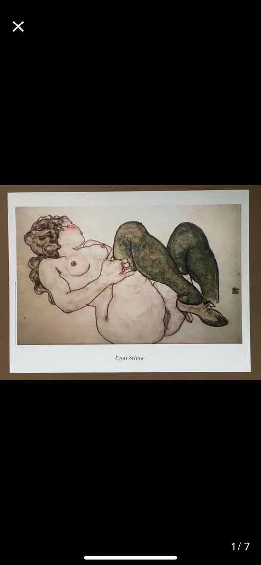 Egon Schiele - Nudo Femminile